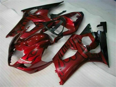 Buy 2003-2004 Red Suzuki GSXR 1000 Motorcycle Fairings Kit