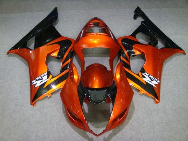 Buy 2003-2004 Orange Black Suzuki GSXR 1000 Motorcycle Fairing Kits