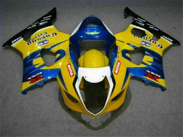 Buy 2003-2004 Yellow Blue Suzuki GSXR 1000 Bike Fairings Buy 2003-2004 Yellow Blue Suzuki GSXR 1000 Bike Fairings