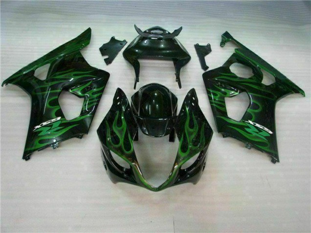 Buy 2003-2004 Green Black Suzuki GSXR 1000 Motorbike Fairing