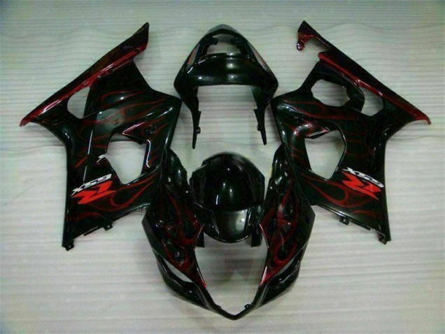 Buy 2003-2004 Red Flame Suzuki GSXR 1000 Bike Fairing Kit Buy 2003-2004 Red Flame Suzuki GSXR 1000 Bike Fairing Kit