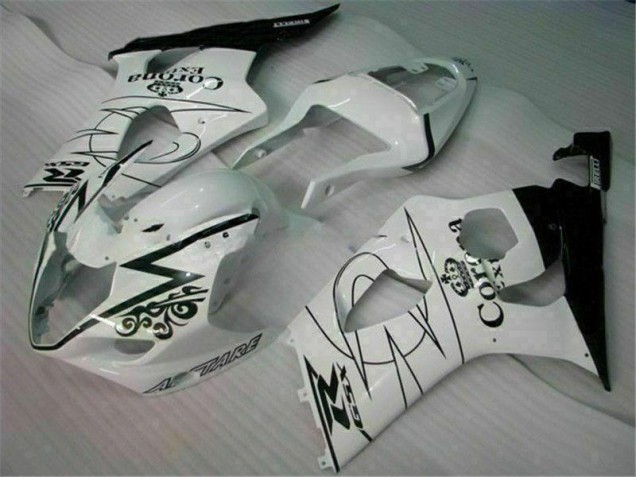 Buy 2003-2004 White Suzuki GSXR 1000 Motorcycle Bodywork Buy 2003-2004 White Suzuki GSXR 1000 Motorcycle Bodywork