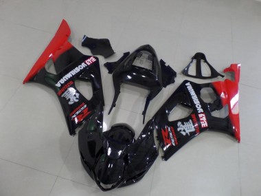 Buy 2003-2004 Black and Red Suzuki GSXR 1000 Motorbike Fairing