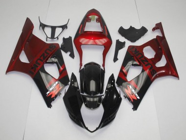 Buy 2003-2004 Black Red Suzuki GSXR 1000 Replacement Motorcycle Fairings