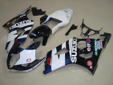 Buy 2003-2004 White Black Elf Suzuki GSXR 1000 Motorcycle Fairing Kit