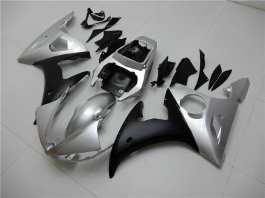 Buy 2003-2005 Silver Black Yamaha YZF R6 Motorcylce Fairings