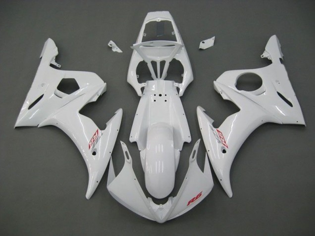 Buy 2003-2005 White Yamaha YZF R6 Motorbike Fairings Buy 2003-2005 White Yamaha YZF R6 Motorbike Fairings