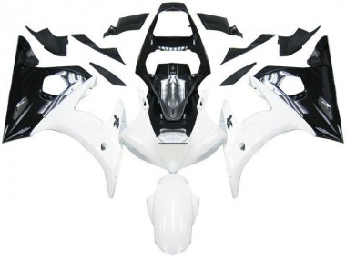 Buy 2003-2005 Black White Yamaha YZF R6 Motorcycle Fairing Kits