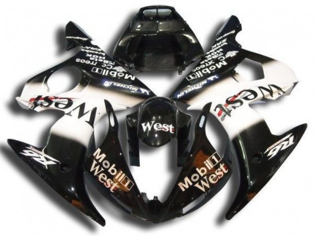 Buy 2003-2005 Black Mobil West Yamaha YZF R6 Motorbike Fairing Buy 2003-2005 Black Mobil West Yamaha YZF R6 Motorbike Fairing
