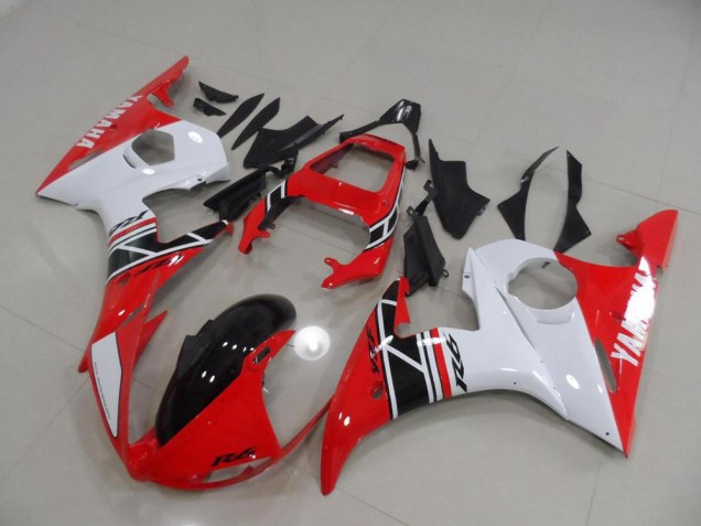 Buy 2003-2005 Red and White and Black Yamaha YZF R6 Motorcycle Fairings Kits Buy 2003-2005 Red and White and Black Yamaha YZF R6 Motorcycle Fairings Kits