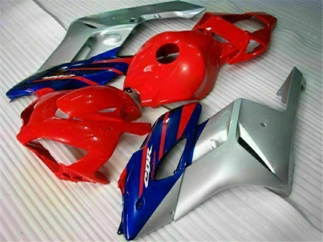 Buy 2004-2005 Red Silver Blue Honda CBR1000RR Motorcycle Fairings Kit Buy 2004-2005 Red Silver Blue Honda CBR1000RR Motorcycle Fairings Kit