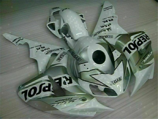 Buy 2004-2005 Silver Repsol Honda CBR1000RR Bike Fairings & Plastics Buy 2004-2005 Silver Repsol Honda CBR1000RR Bike Fairings & Plastics