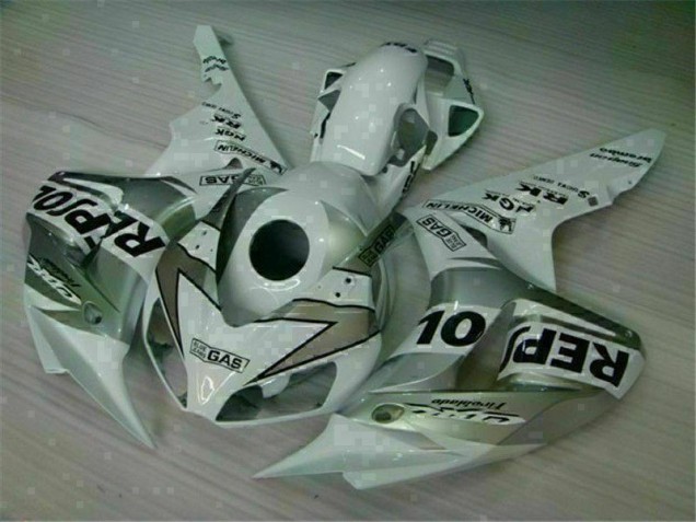 Buy 2004-2005 Silver Repsol Honda CBR1000RR Bike Fairings & Plastics Buy 2004-2005 Silver Repsol Honda CBR1000RR Bike Fairings & Plastics