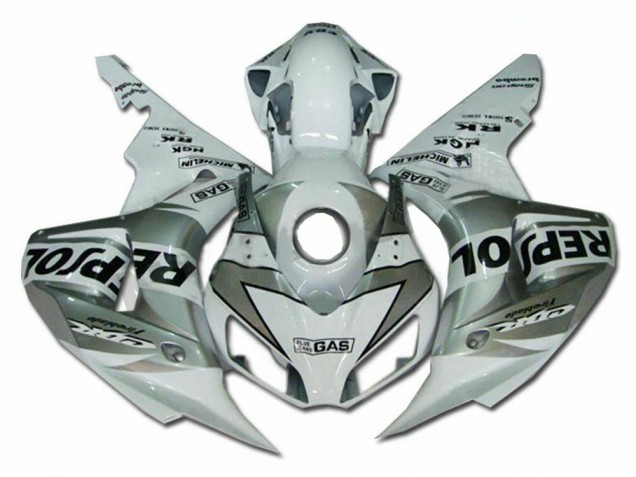 Buy 2004-2005 Silver Repsol Honda CBR1000RR Bike Fairings & Plastics Buy 2004-2005 Silver Repsol Honda CBR1000RR Bike Fairings & Plastics