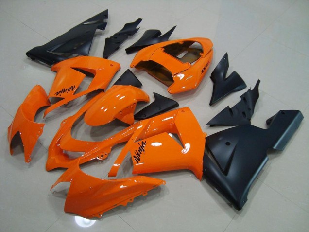 Buy 2003-2005 Ornage Matte Black Kawasaki ZX10R Motorbike Fairing Buy 2003-2005 Ornage Matte Black Kawasaki ZX10R Motorbike Fairing