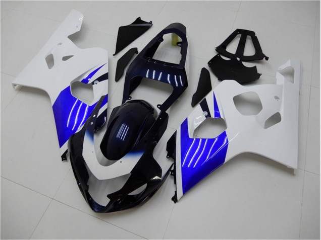 Buy 2004-2005 White Blue Suzuki GSXR 600/750 Replacement Motorcycle Fairings