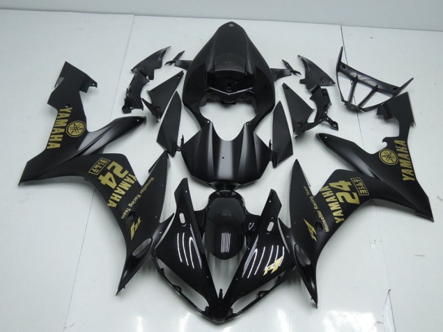 Buy 2004-2006 Red Matte Black Gold Yamaha YZF R1 Motorcycle Fairing