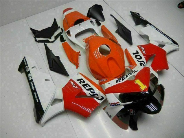 Buy 2005-2006 Orange Repsol Honda CBR600RR Bike Fairing Kit