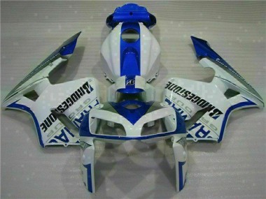 Buy 2005-2006 White Blue Honda CBR600RR Motorcycle Fairing Kits