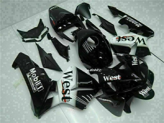 Buy 2005-2006 Black West Honda CBR600RR Motorbike Fairing Kits Buy 2005-2006 Black West Honda CBR600RR Motorbike Fairing Kits