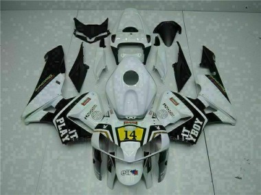 Buy 2005-2006 White Playboy 14 Honda CBR600RR Motorcycle Replacement Fairings