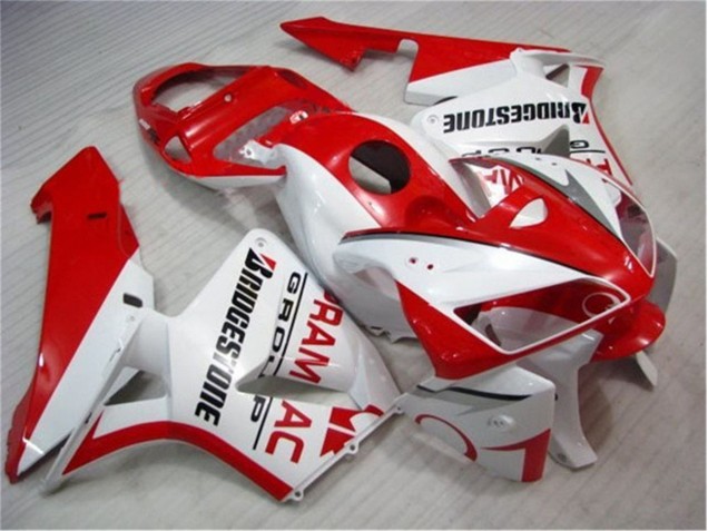 Buy 2005-2006 Red White Honda CBR600RR Bike Fairings