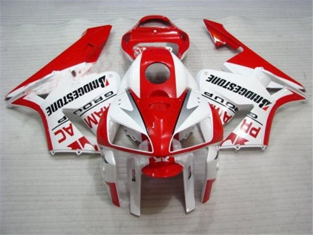 Buy 2005-2006 Red White Honda CBR600RR Bike Fairings