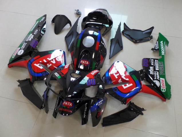 Buy 2005-2006 Black Red Pata Honda CBR600RR Motorbike Fairings Buy 2005-2006 Black Red Pata Honda CBR600RR Motorbike Fairings