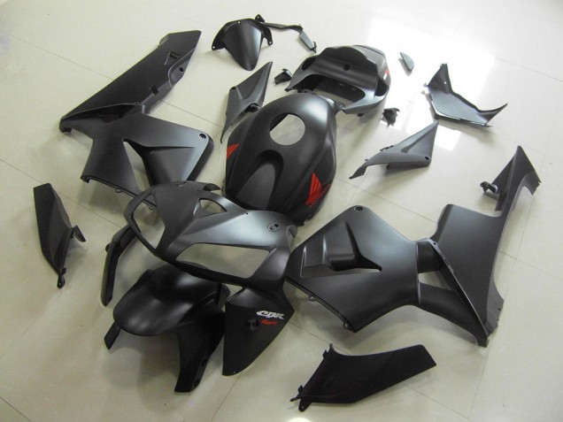 Buy 2005-2006 Black Red Honda CBR600RR Replacement Fairings