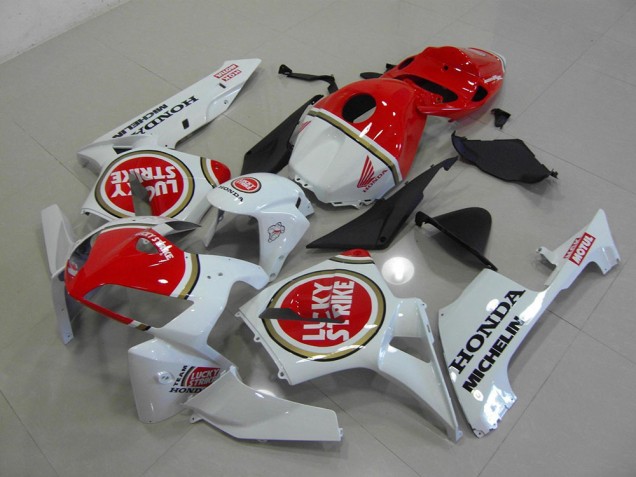 Buy 2005-2006 Pearl White Lucky Strike Honda CBR600RR Motorcycle Fairings Kits Buy 2005-2006 Pearl White Lucky Strike Honda CBR600RR Motorcycle Fairings Kits
