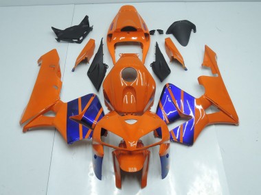 Buy 2005-2006 Orange Blue Honda CBR600RR Motorcycle Fairings Kit
