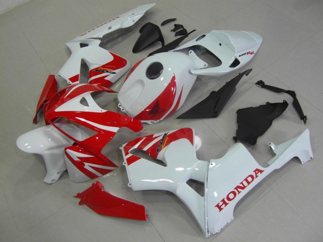 Buy 2005-2006 Red White Honda CBR600RR Replacement Motorcycle Fairings