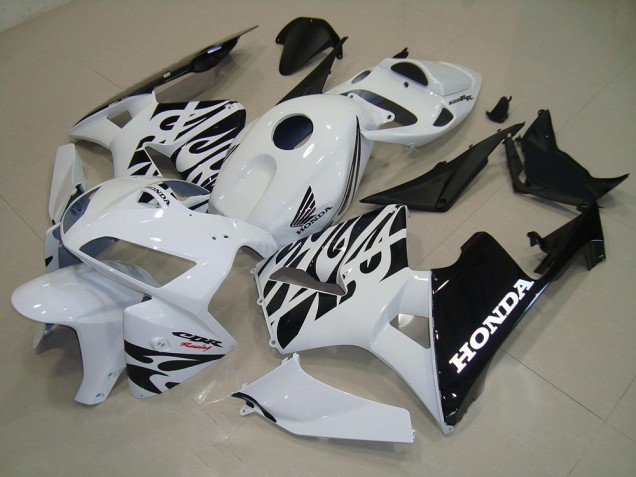 Buy 2005-2006 White Black Honda CBR600RR Motor Fairings