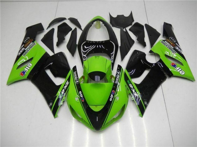 Buy 2005-2006 Green Kawasaki ZX6R Motorcycle Fairings Kit Buy 2005-2006 Green Kawasaki ZX6R Motorcycle Fairings Kit