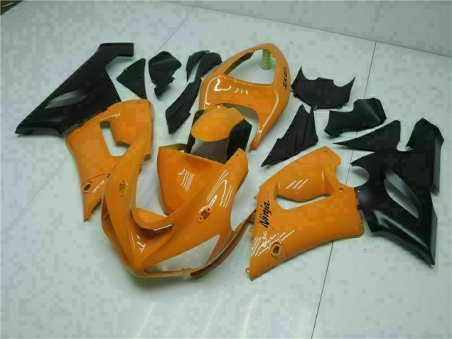 Buy 2005-2006 Orange Kawasaki ZX6R Bike Fairing Buy 2005-2006 Orange Kawasaki ZX6R Bike Fairing