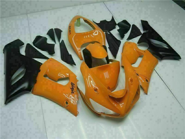 Buy 2005-2006 Orange Kawasaki ZX6R Bike Fairing Buy 2005-2006 Orange Kawasaki ZX6R Bike Fairing