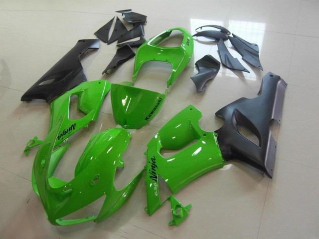 Buy 2005-2006 Green Kawasaki ZX6R Motorcycle Replacement Fairings & Bodywork Buy 2005-2006 Green Kawasaki ZX6R Motorcycle Replacement Fairings & Bodywork