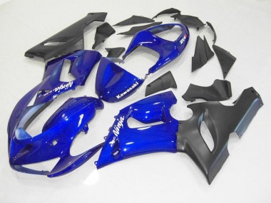 Buy 2005-2006 Blue Black Kawasaki ZX6R Motorcycle Fairing
