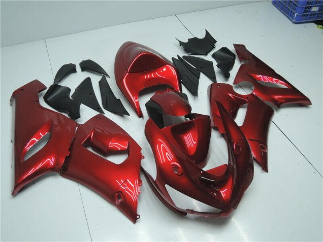 Buy 2005-2006 Candy Red Kawasaki ZX6R Motorcycle Fairing Kits Buy 2005-2006 Candy Red Kawasaki ZX6R Motorcycle Fairing Kits