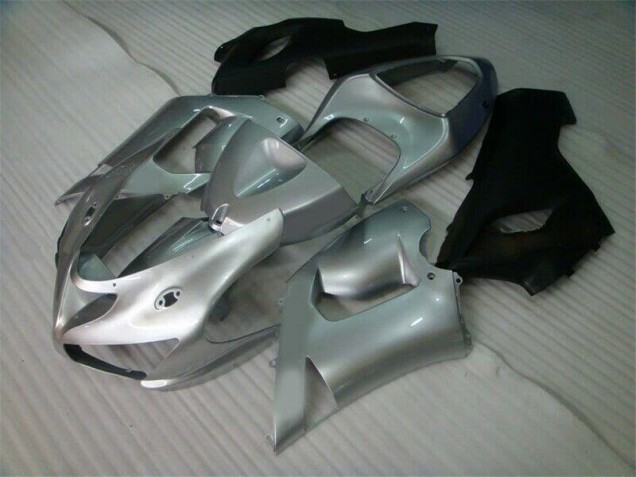 Buy 2005-2006 Silver Black Kawasaki ZX6R Motorcycle Fairing Kit Buy 2005-2006 Silver Black Kawasaki ZX6R Motorcycle Fairing Kit