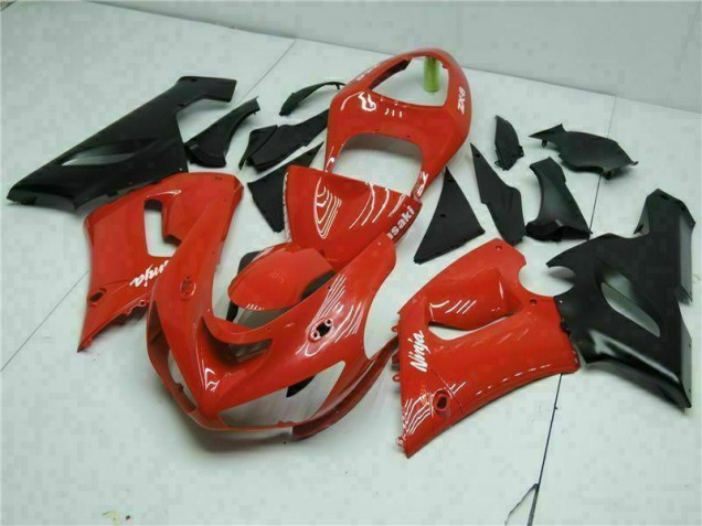 Buy 2005-2006 Red Kawasaki ZX6R Bike Fairing Kit