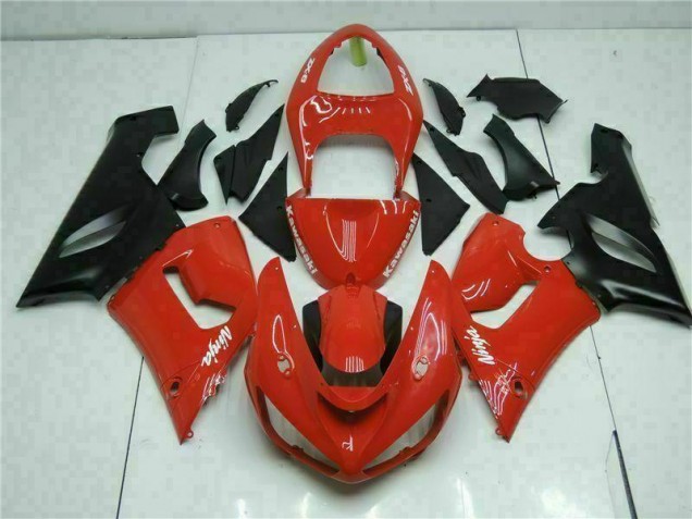 Buy 2005-2006 Red Kawasaki ZX6R Bike Fairing Kit