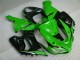 Buy 2005-2006 Green White Black Kawasaki ZX6R Motorcyle Fairings
