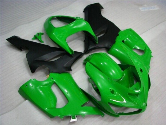 Buy 2005-2006 Green Matte Black Kawasaki ZX6R Motorcycle Fairing