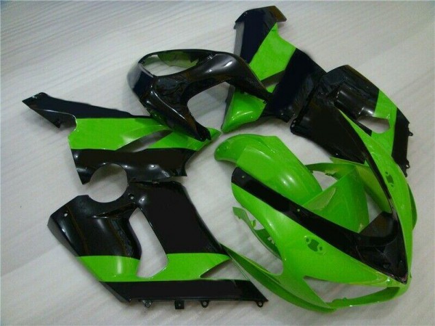 Buy 2005-2006 Green Black Kawasaki ZX6R Motorbike Fairing