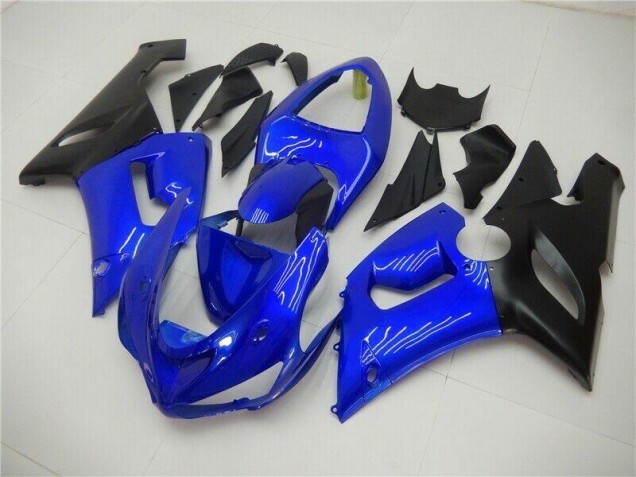 Buy 2005-2006 Blue Kawasaki ZX6R Bike Fairings