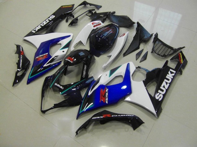 Buy 2005-2006 Blue White Suzuki GSXR 1000 Motorcycle Fairings Kit Buy 2005-2006 Blue White Suzuki GSXR 1000 Motorcycle Fairings Kit