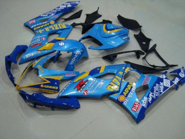 Buy 2005-2006 Light Blue Rizzla Suzuki GSXR 1000 Motor Bike Fairings