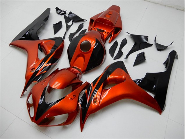 Buy 2006-2007 Orange Black Honda CBR1000RR Motorcycle Fairings Kit Buy 2006-2007 Orange Black Honda CBR1000RR Motorcycle Fairings Kit