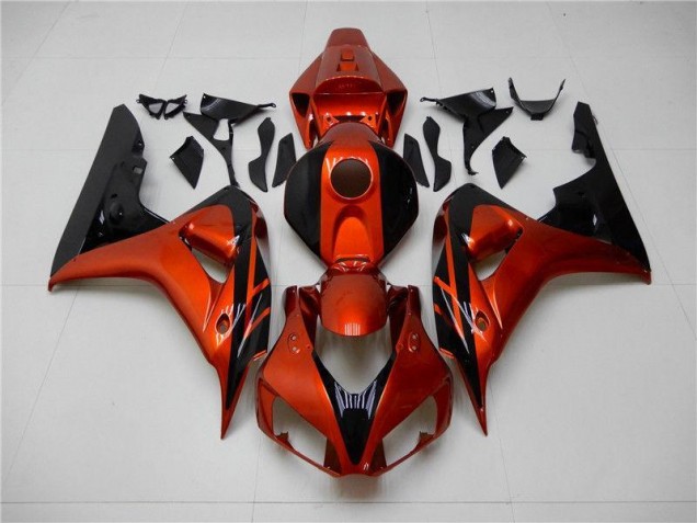 Buy 2006-2007 Orange Black Honda CBR1000RR Motorcycle Fairings Kit Buy 2006-2007 Orange Black Honda CBR1000RR Motorcycle Fairings Kit